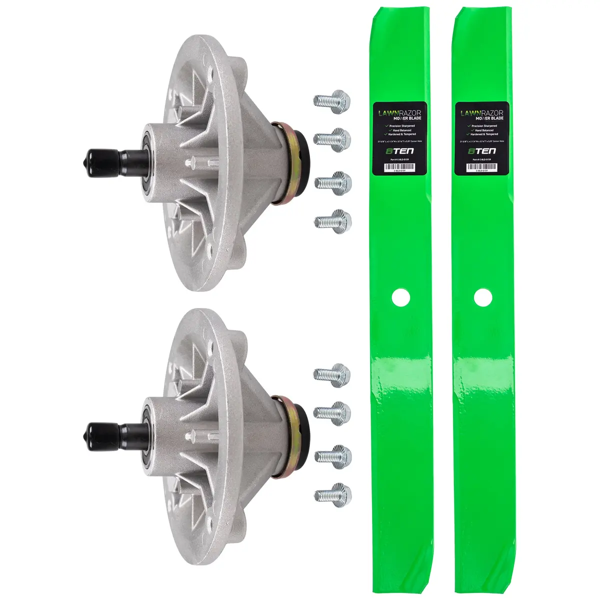 Deck Spindle & Mower Blade Kit For Toro Hayter Mk1002285 1