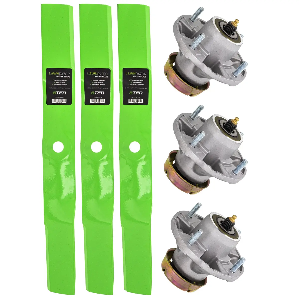 Spindle Standard-Lift Blade Kit For John Deere Mk1002308 1