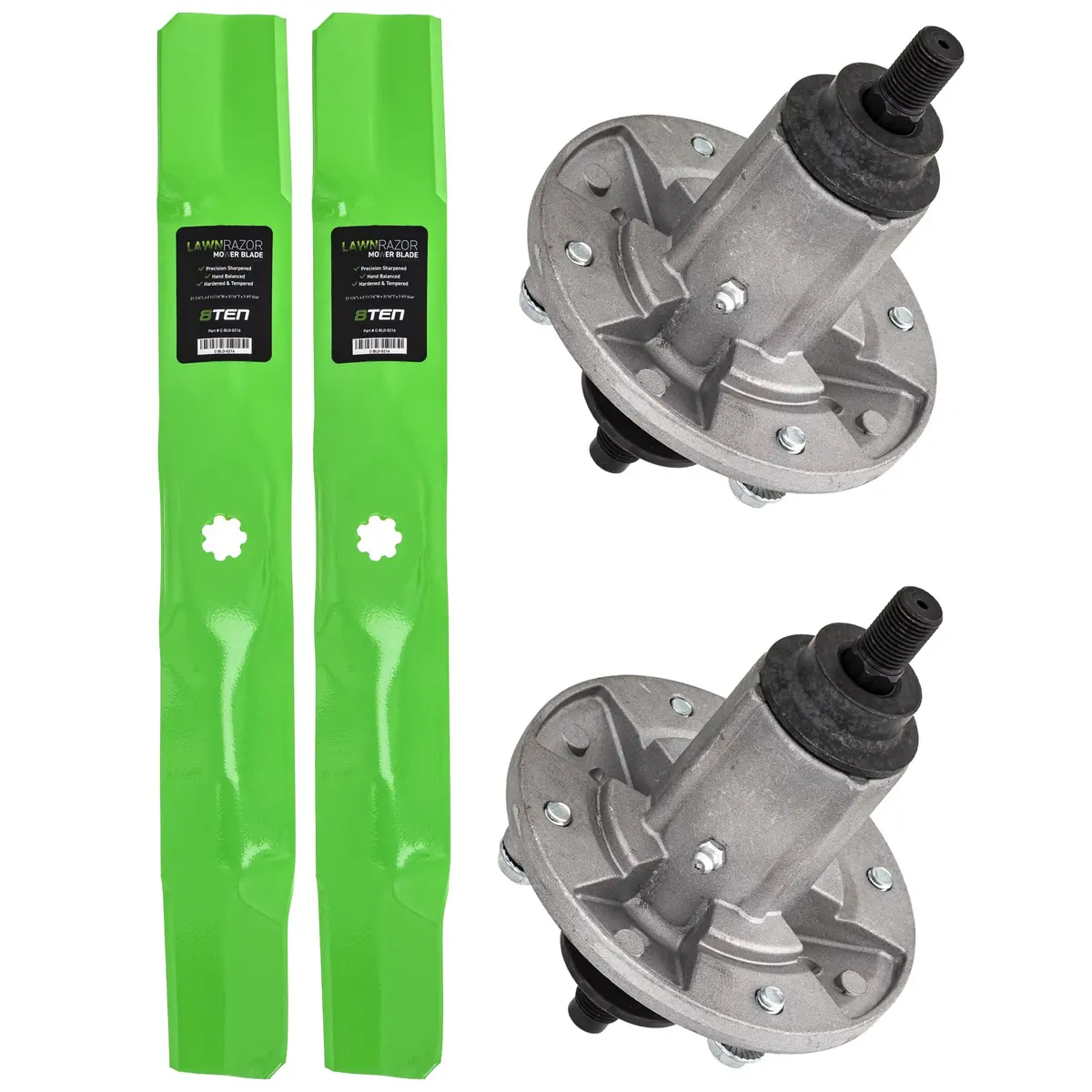 Deck Spindle & Bagging Blades Kit For John Deere Mk1002322 1