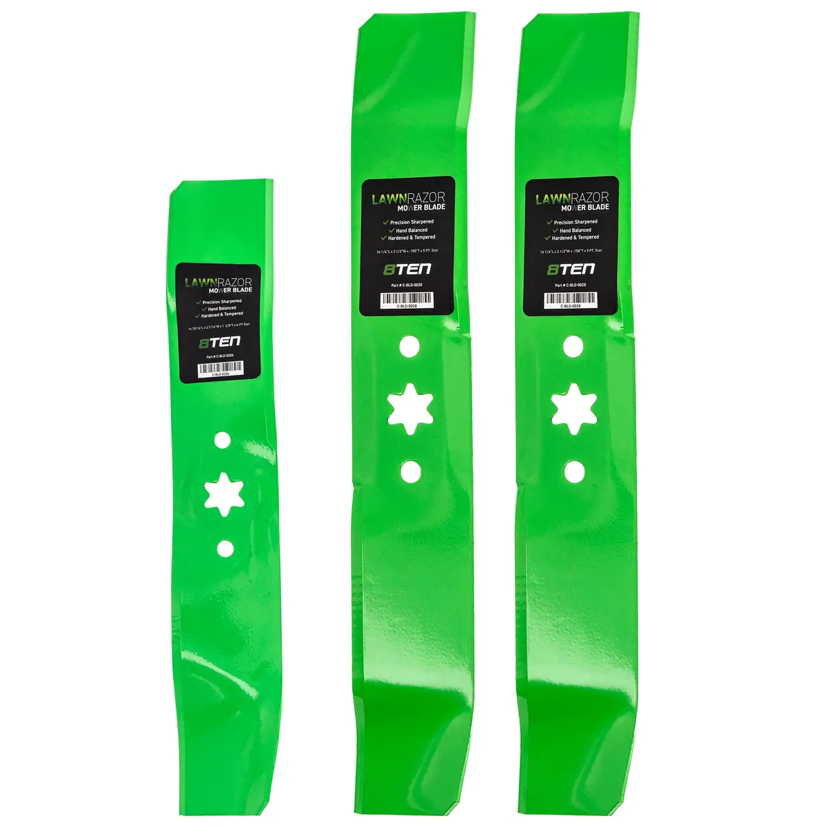 Lawnrazor Deck Mower Blade Set For Huskee Columbia Cub Cadet Mk1002447 1