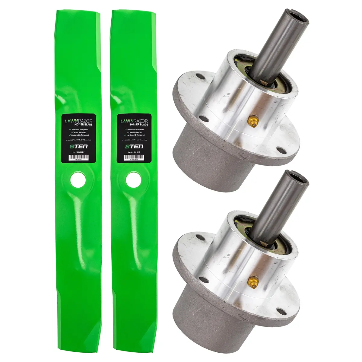 Mower Blades & Deck Spindles Kit For Ferris Mk1005275 1