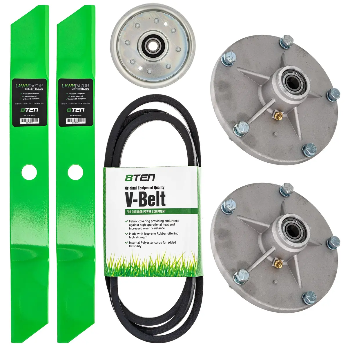 Deck Rebuild Kit Blade Spindle Belt Idler For Murray 38713X71a 38716X82a 38 Inch 1