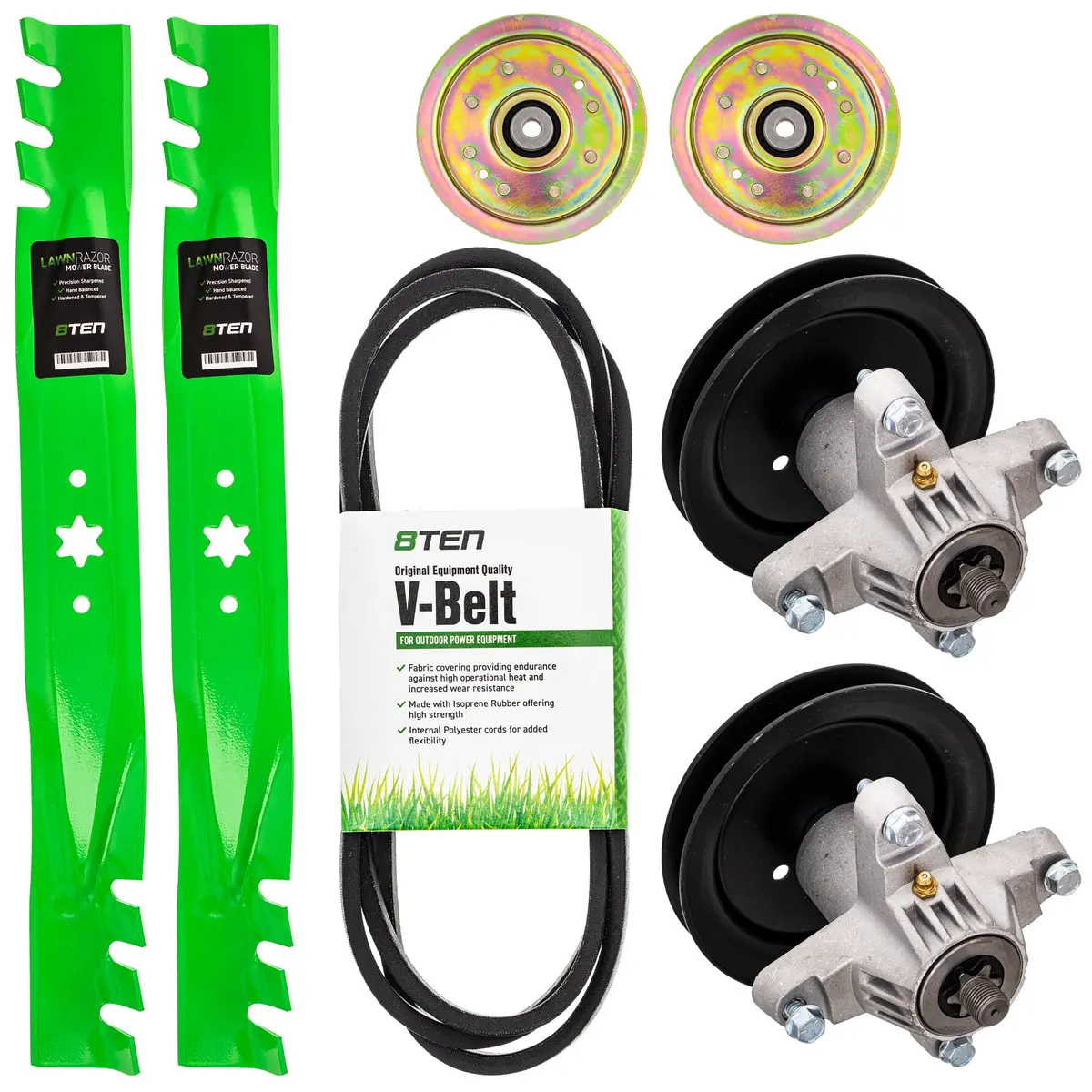 Mower Deck Rebuild Kit For Yard-Machines Huskee White Outdoor Mk1005530 1
