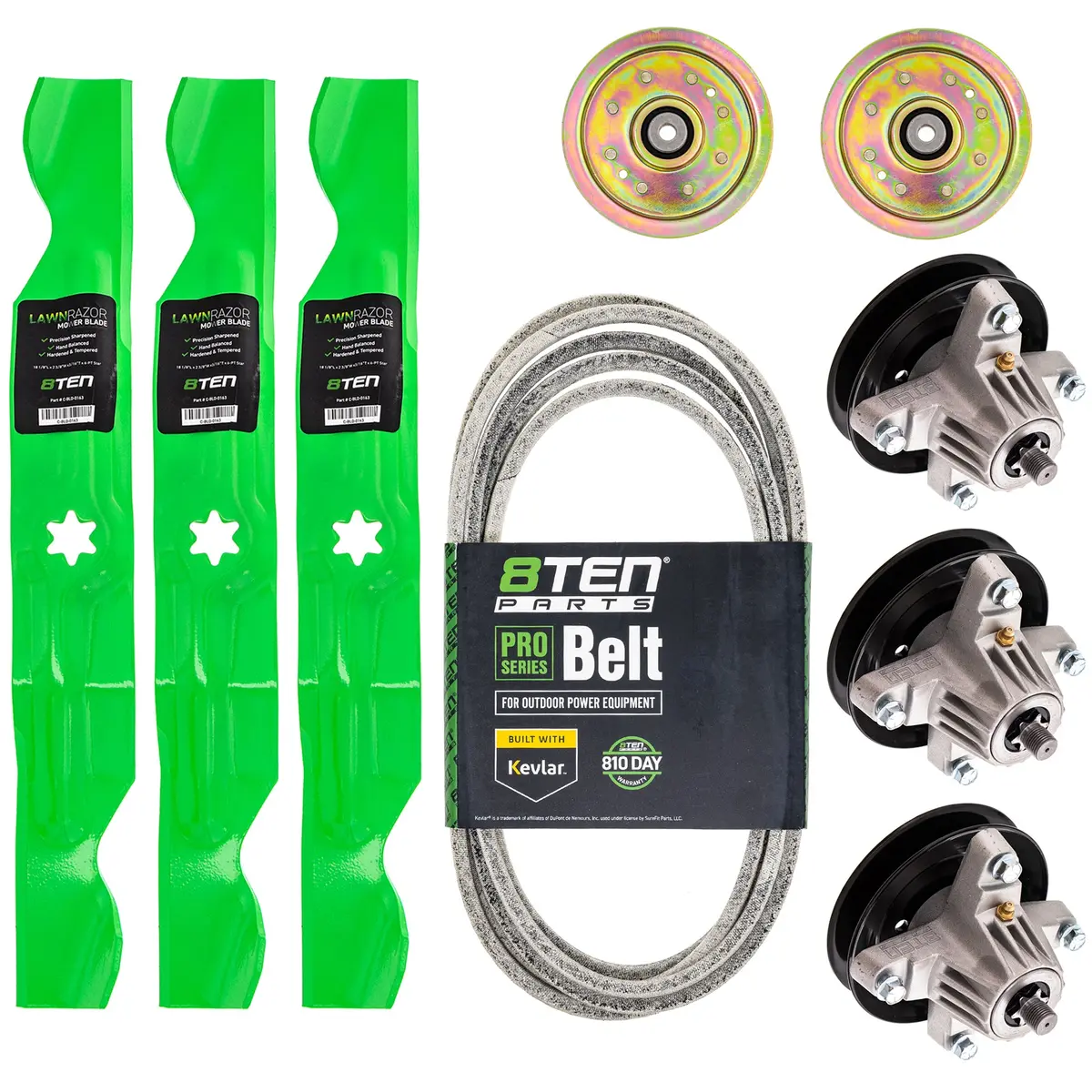 Deck  Kit Blade Spindle Belt Idler For Cub Cadet Craftsman Columbia Mk1005676 1