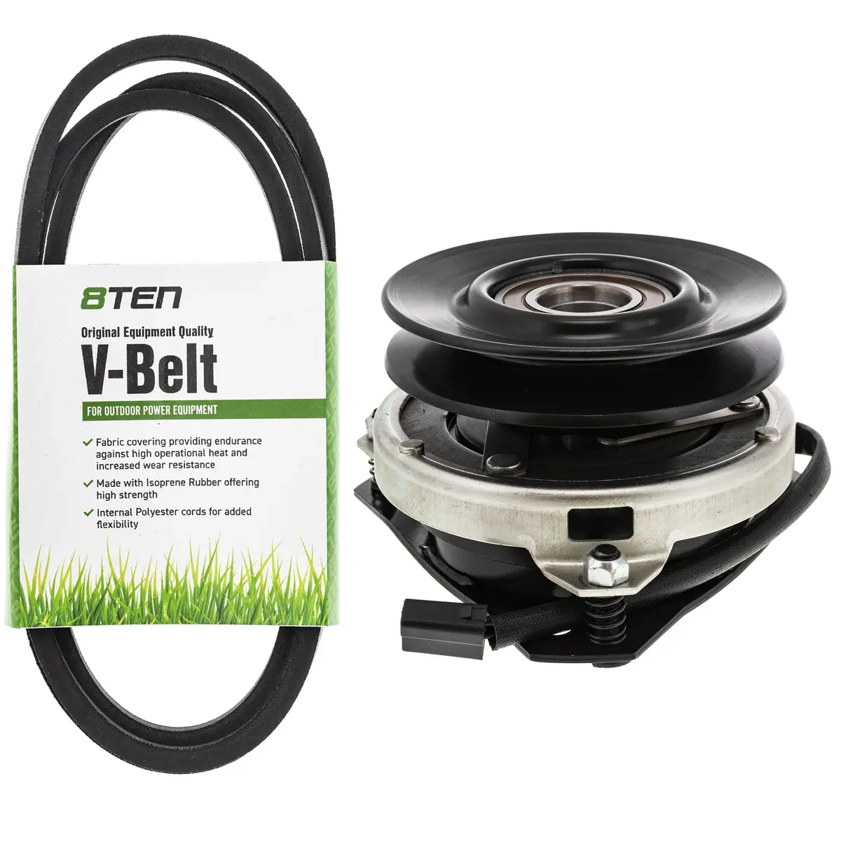 Electric Pto Clutch & Belt Kit For Ayp Poulan Poulan Pro Mk1006324 1