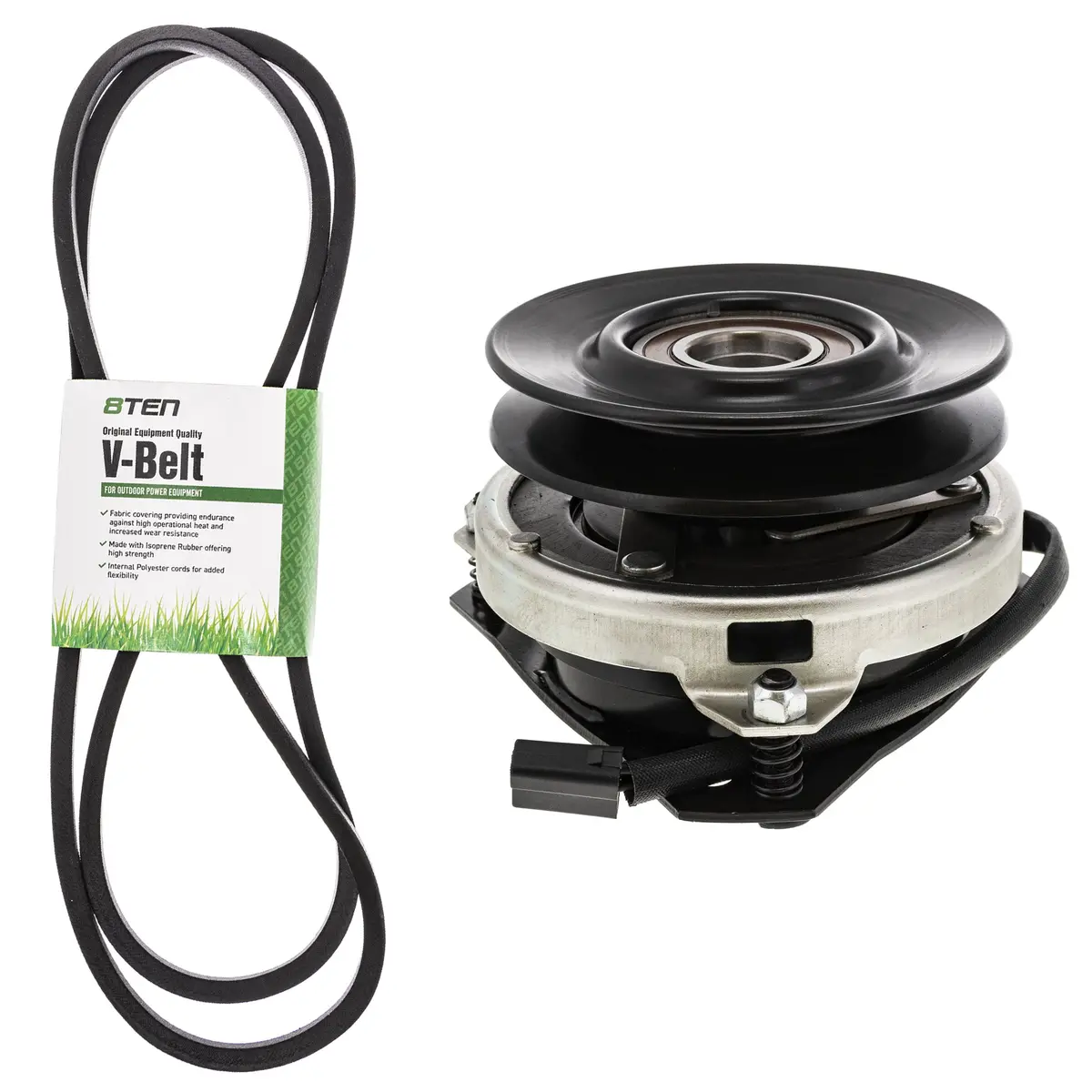 Electric Pto Clutch & Belt Kit For Husqvarna Mk1006334 1