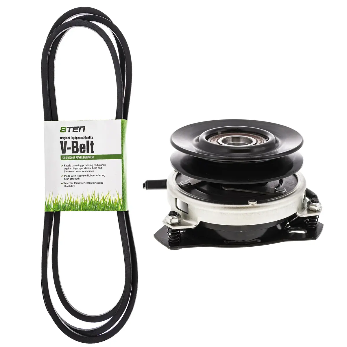 Electric Pto Clutch & Belt Kit For White Outdoor Cub Cadet Mk1006350 1