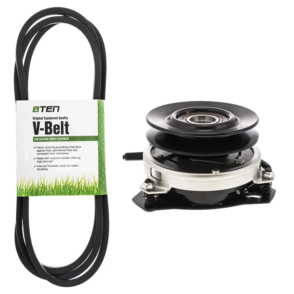 Electric Pto Clutch & Belt Kit For White Outdoor Cub Cadet Mk1006352 1