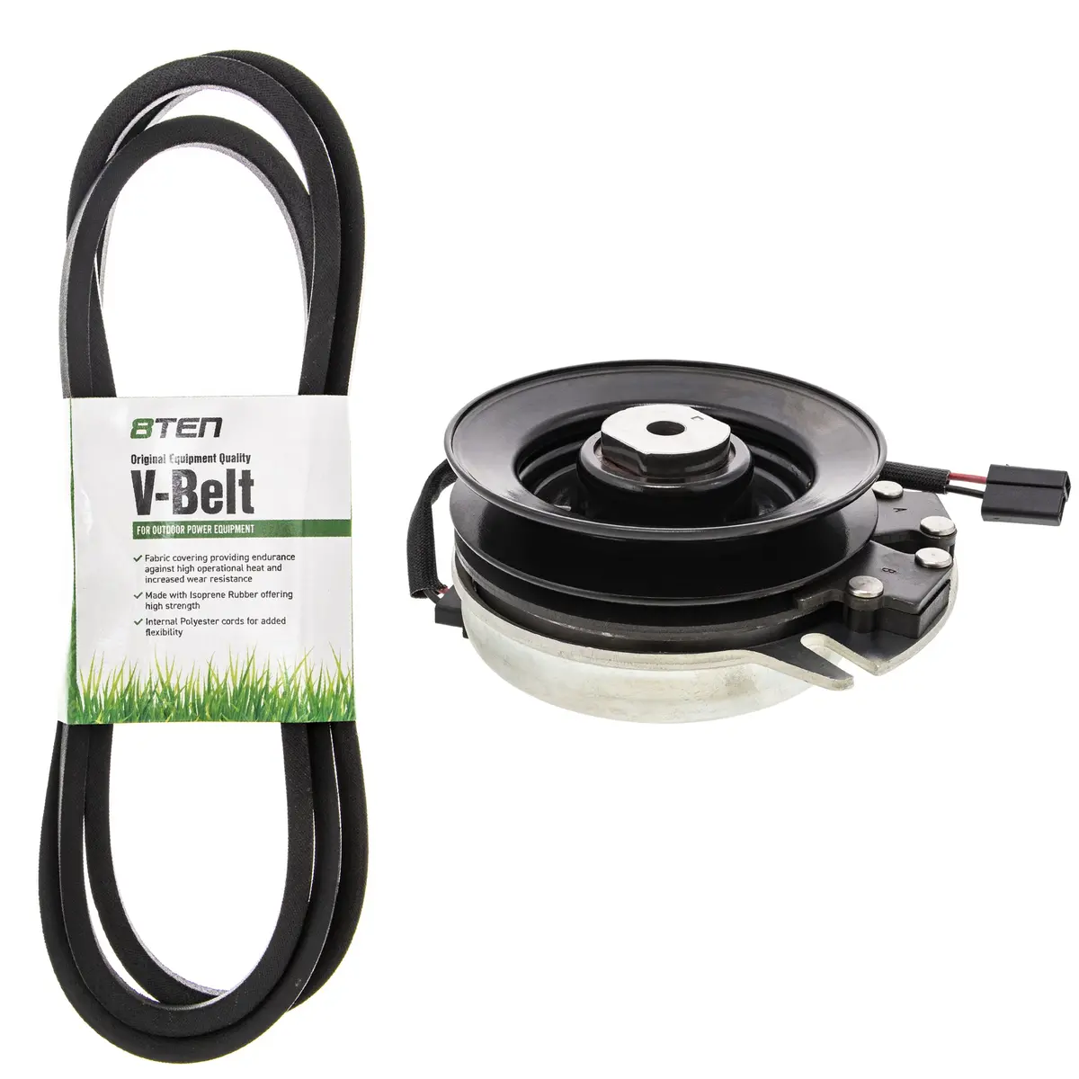 Electric Pto Clutch & Belt Kit For Cub Cadet Mk1006368 1