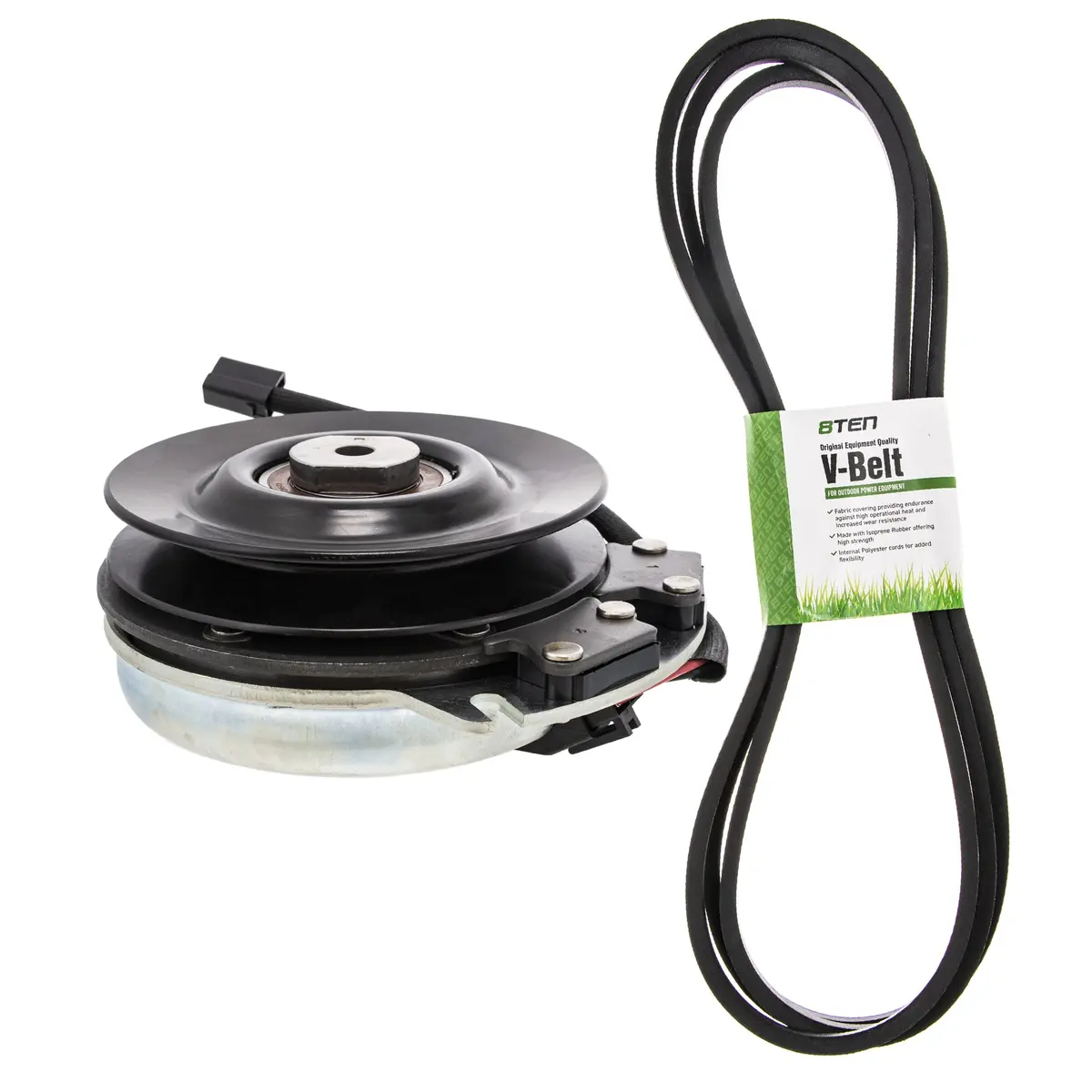 Electric Pto Clutch & Belt Kit For Husqvarna Mk1006373 1