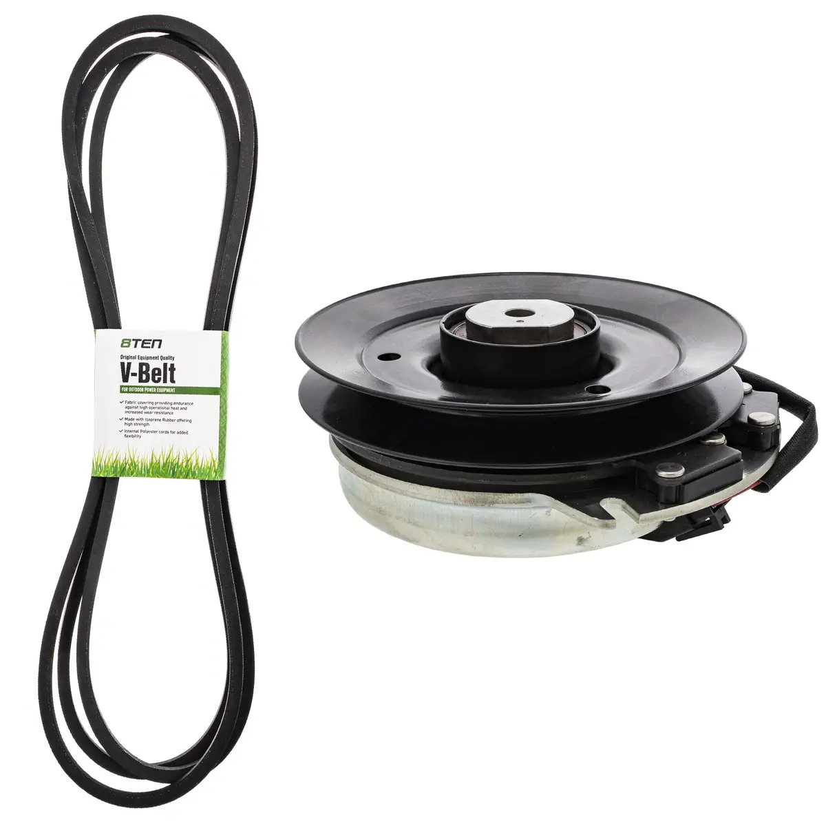 Electric Pto Clutch & Belt Kit For Exmark Mk1006375 1