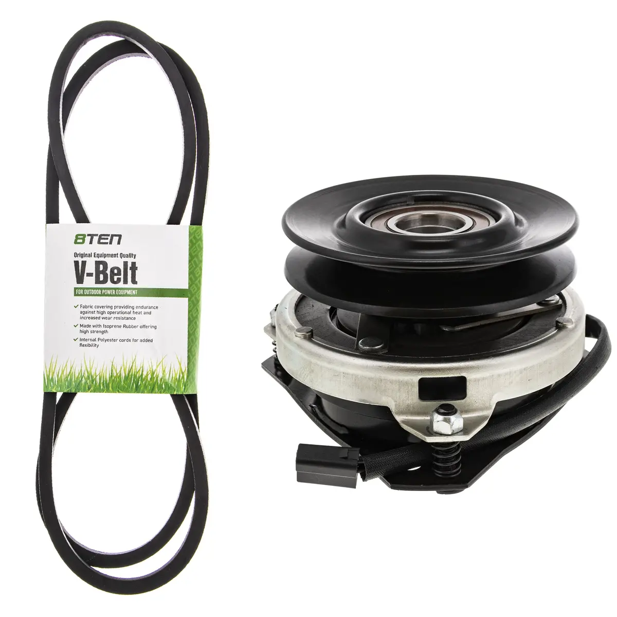 Electric Pto Clutch & Belt Kit For Husqvarna Poulan Pro Jonsered Mk1006379 1