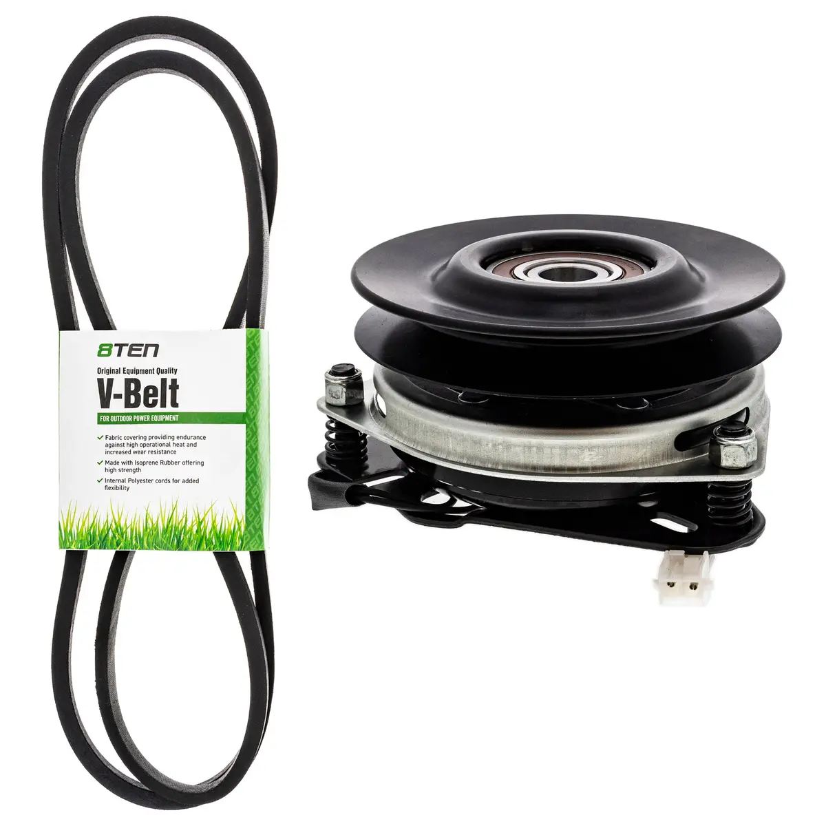 Electric Pto Clutch & Belt Kit For Poulan Pro Husqvarna Statesman Mk1006385 1