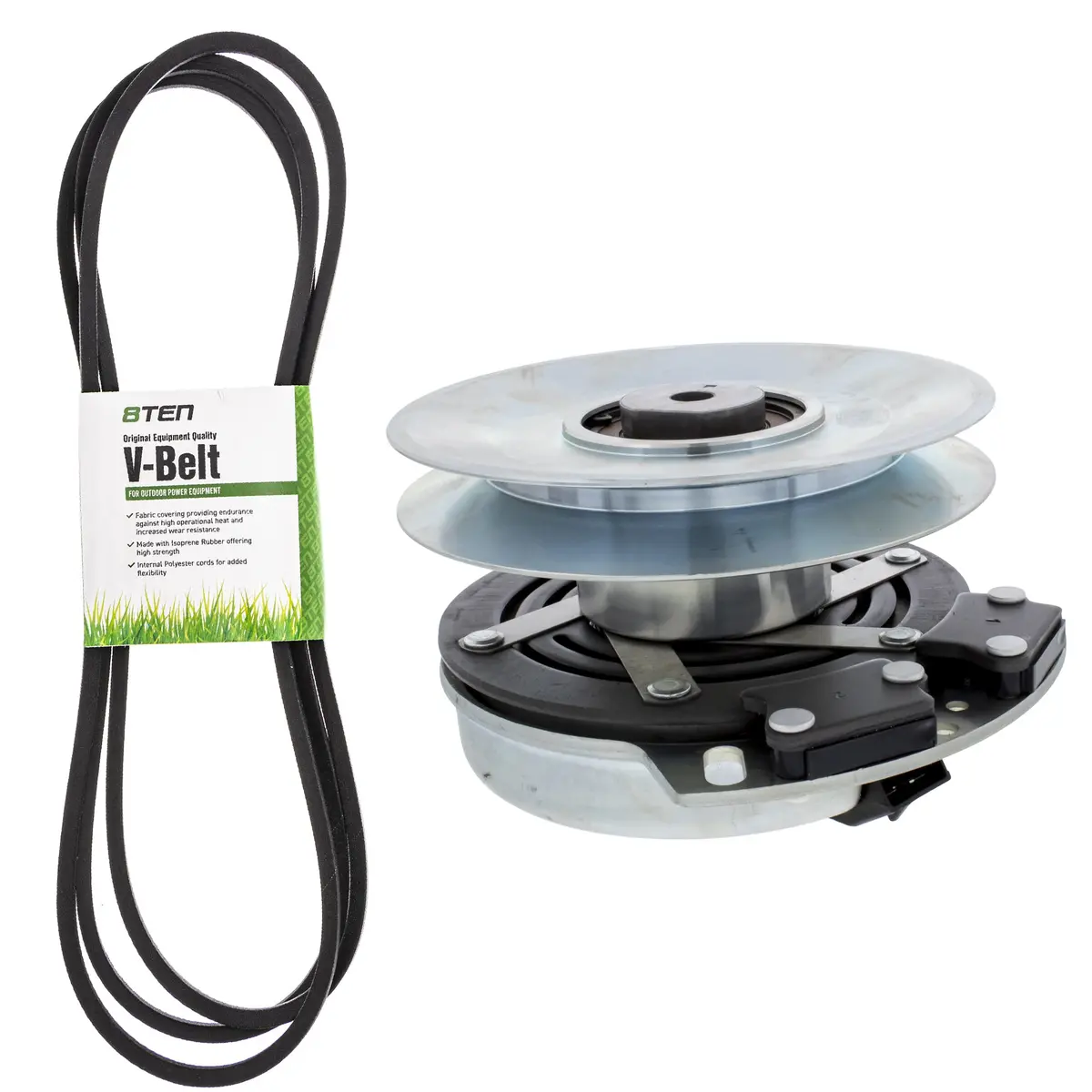 Electric Pto Clutch & Belt Kit For John Deere Mk1006395 1