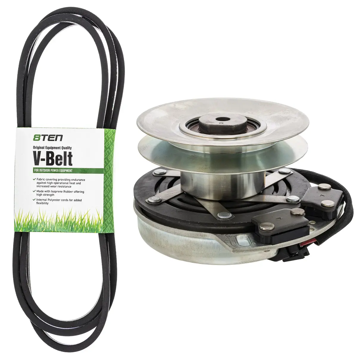 Electric Pto Clutch & Belt Kit For John Deere Mk1006398 1