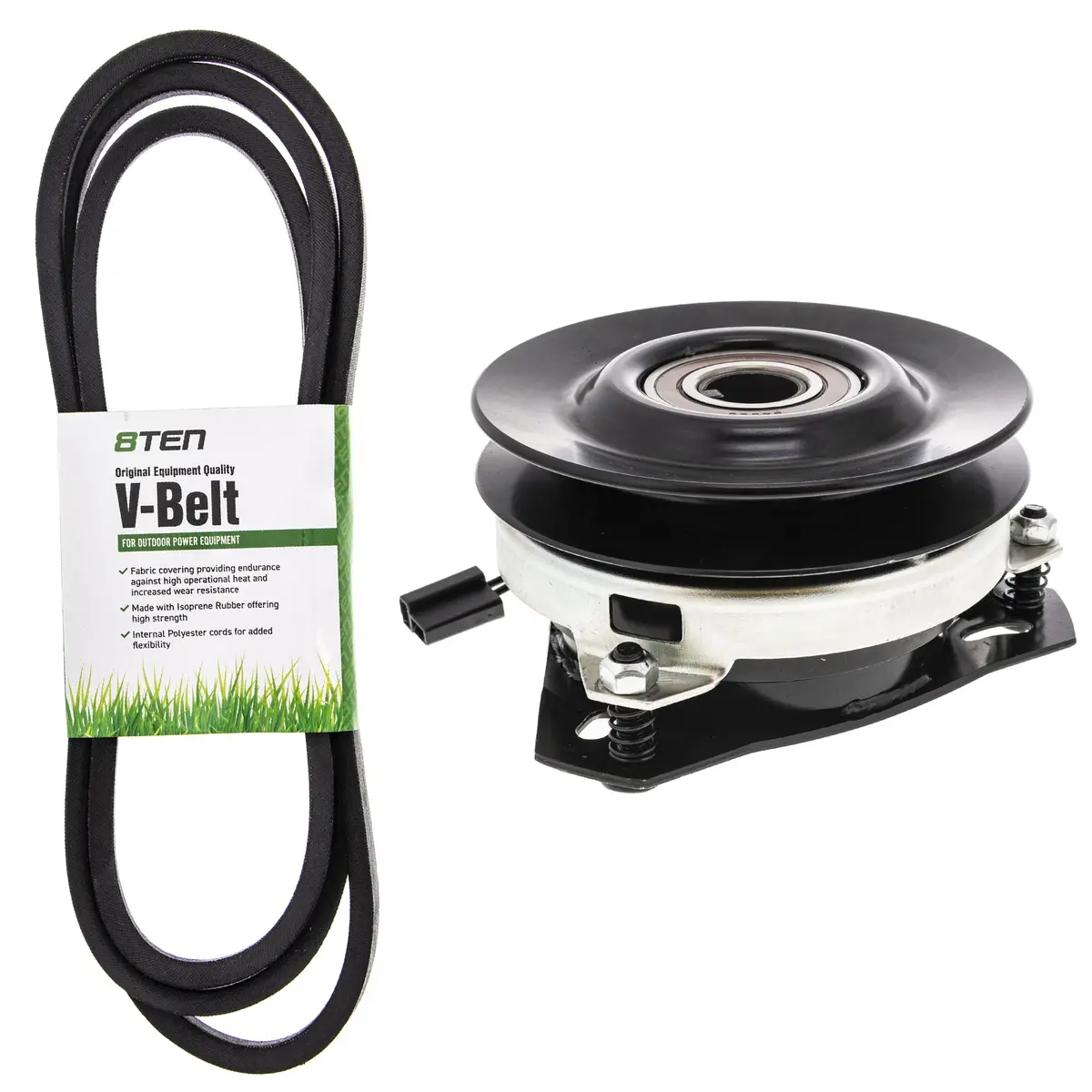 Electric Pto Clutch & Belt Kit For Exmark Mk1006406 1
