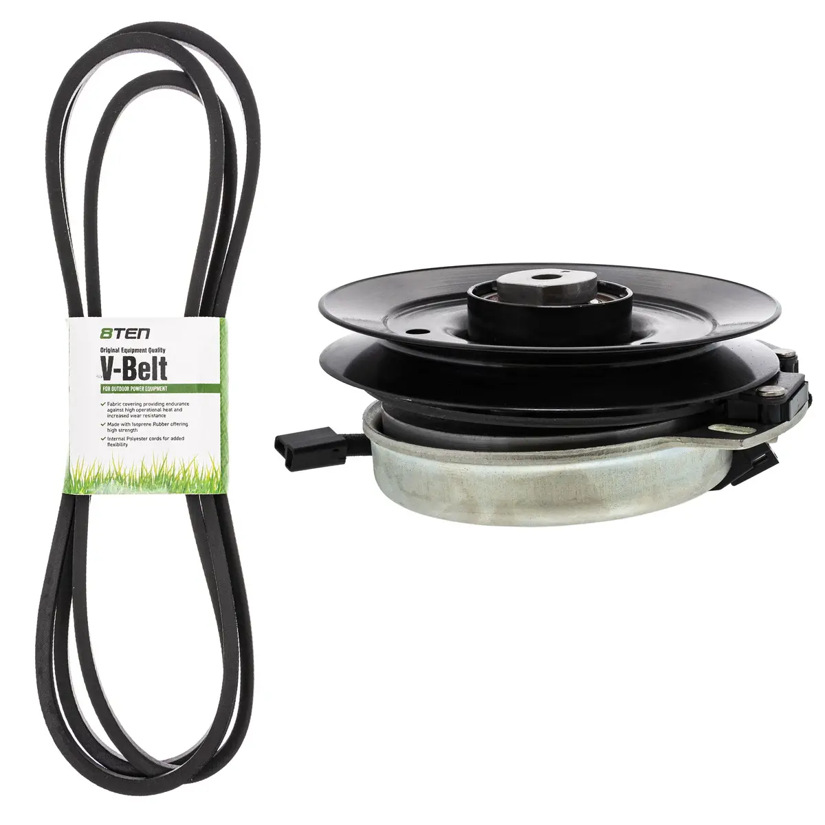 Electric Pto Clutch & Belt Kit For Toro Mk1006410 1
