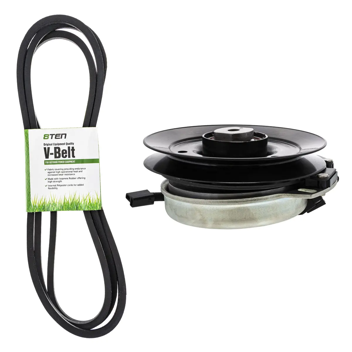 Electric Pto Clutch & Belt Kit For Exmark Mk1006414 1