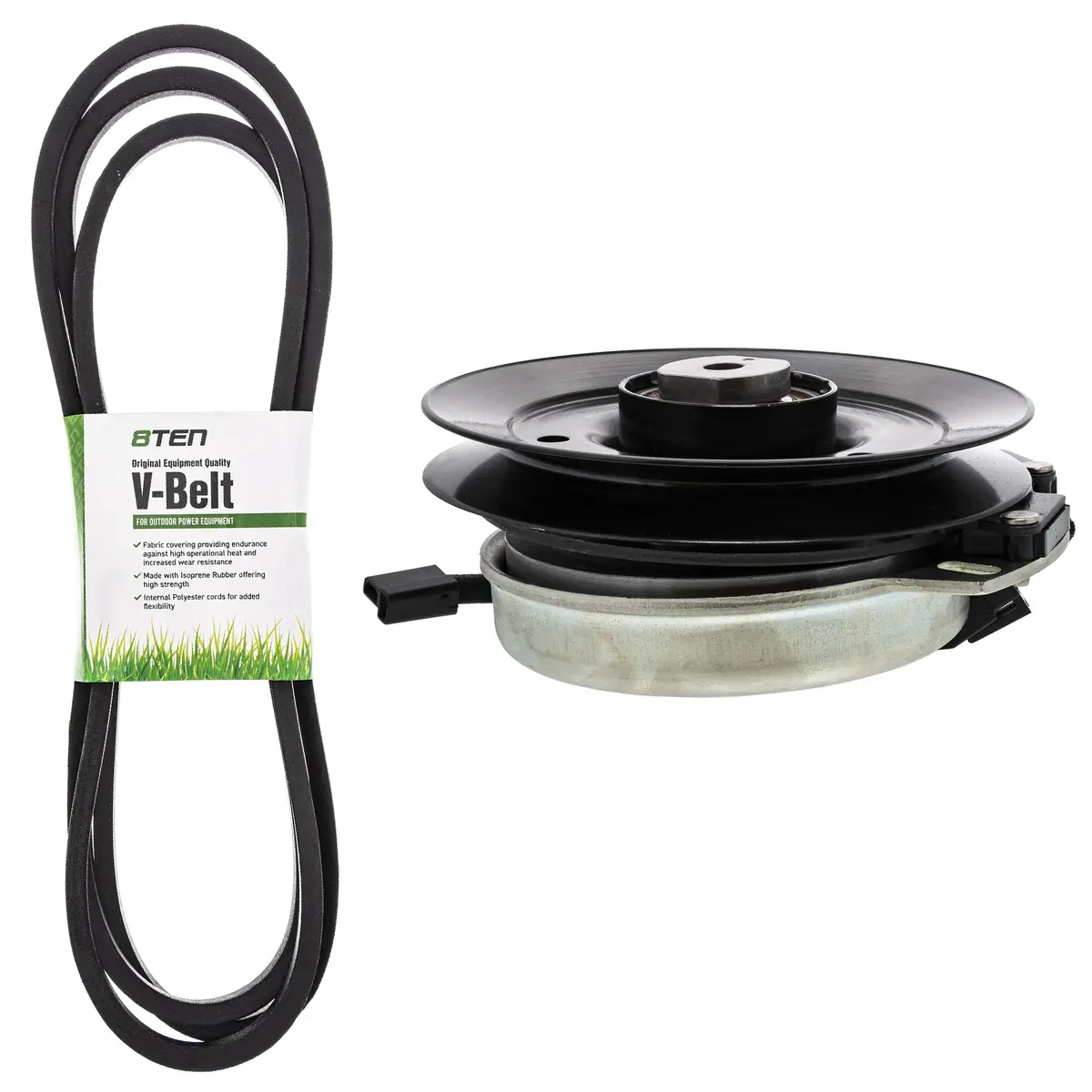 Electric Pto Clutch & Belt Kit For Exmark Mk1006415 1