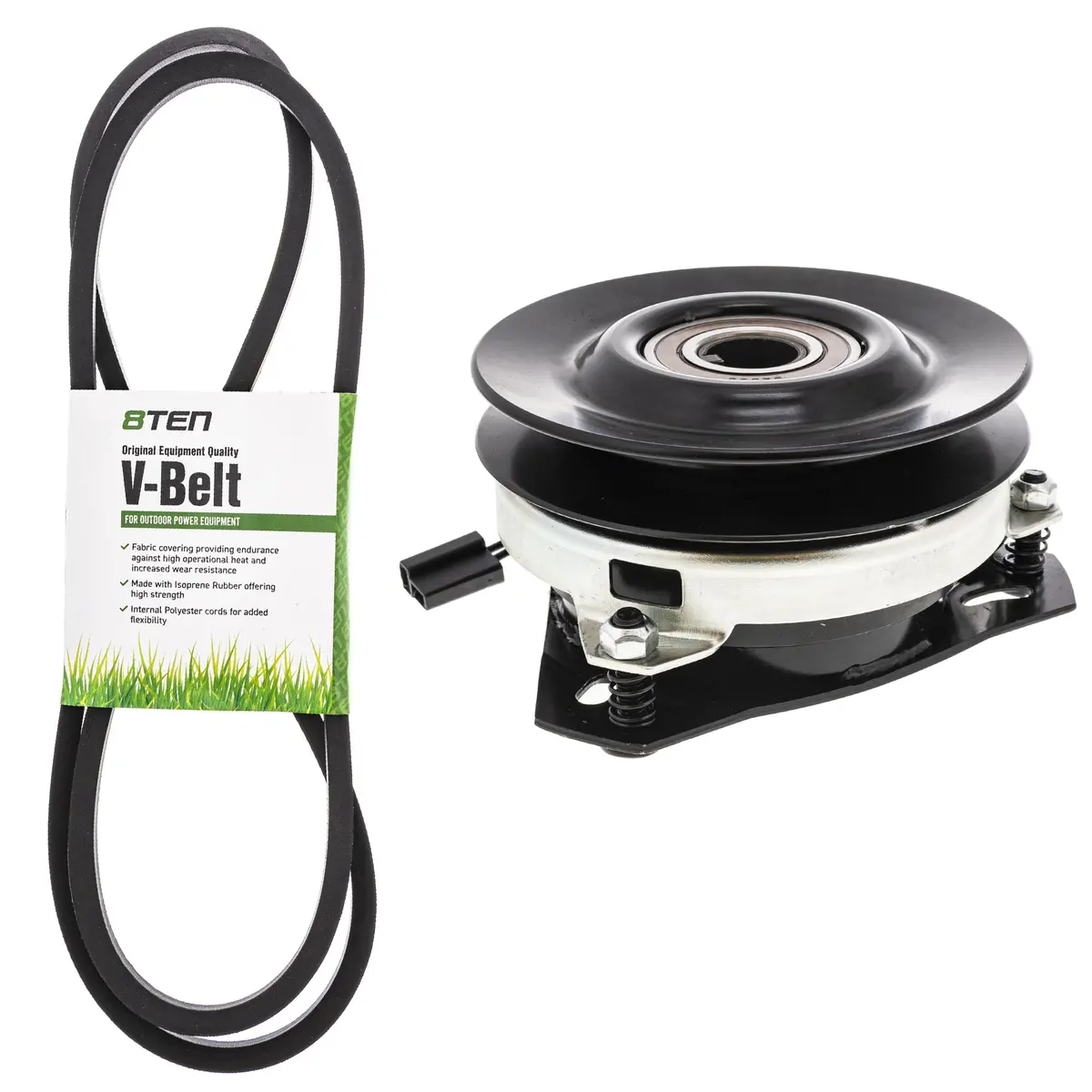 Electric Pto Clutch & Belt Kit For Scag Mk1006433 1