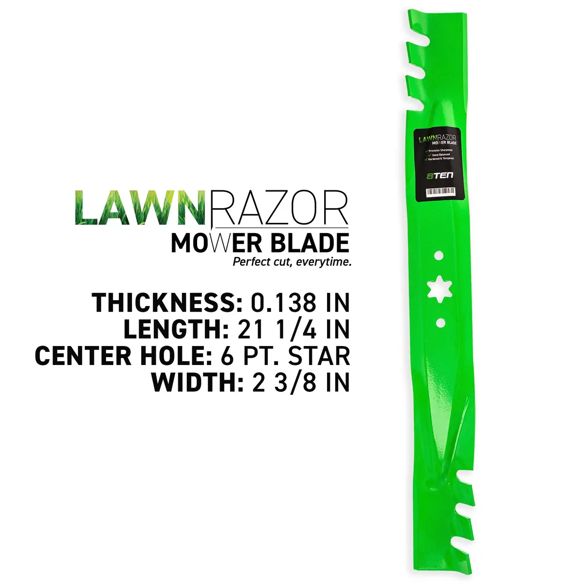 Mower Blades & Deck Belt Kit For Troy-Bilt Craftsman Yard-Machines Mk1007784 2