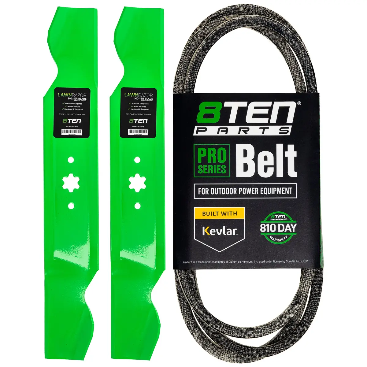 Mower Blades & Deck Belt Kit For Columbia Yard-Machines Murray Mk1007805 1