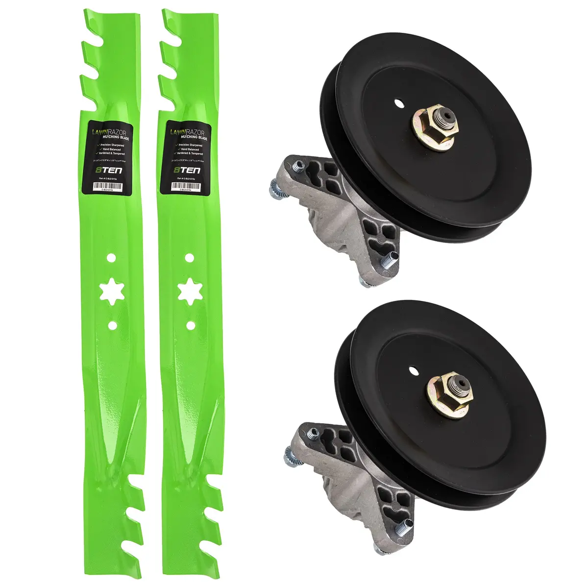 Blade Spindle Deck Kit For White Outdoor Troy-Bilt Huskee Mk1009533 1