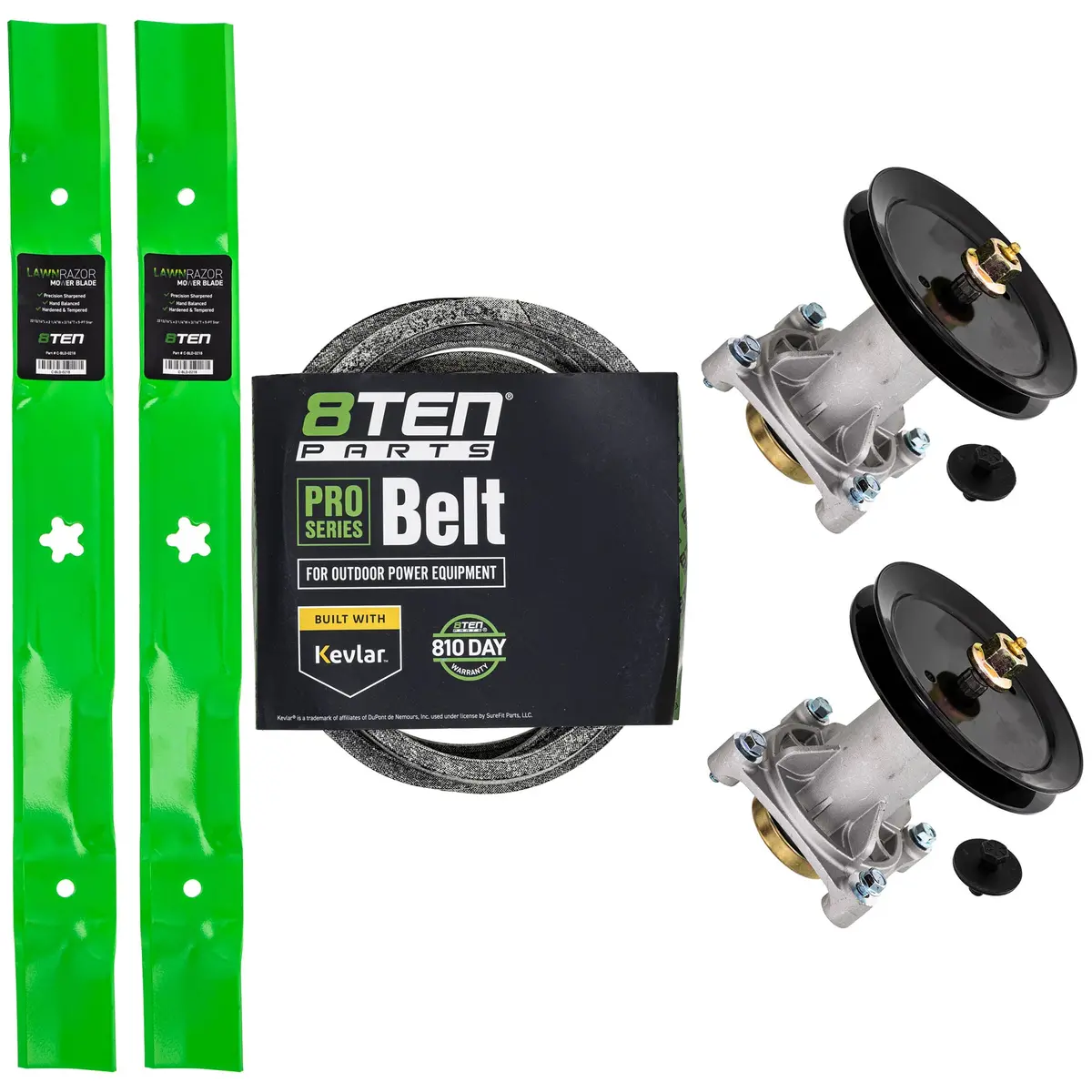 Blade Spindle Belt Deck Kit For Husqvarna Poulan Pro Jonsered Mk1009549 1