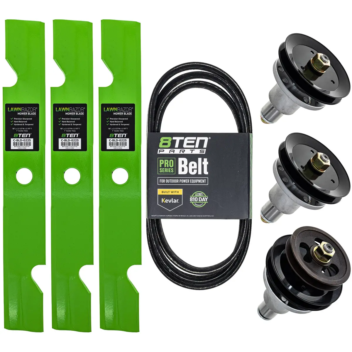 Blade Spindle Belt Deck Kit For Exmark Mk1009552 1