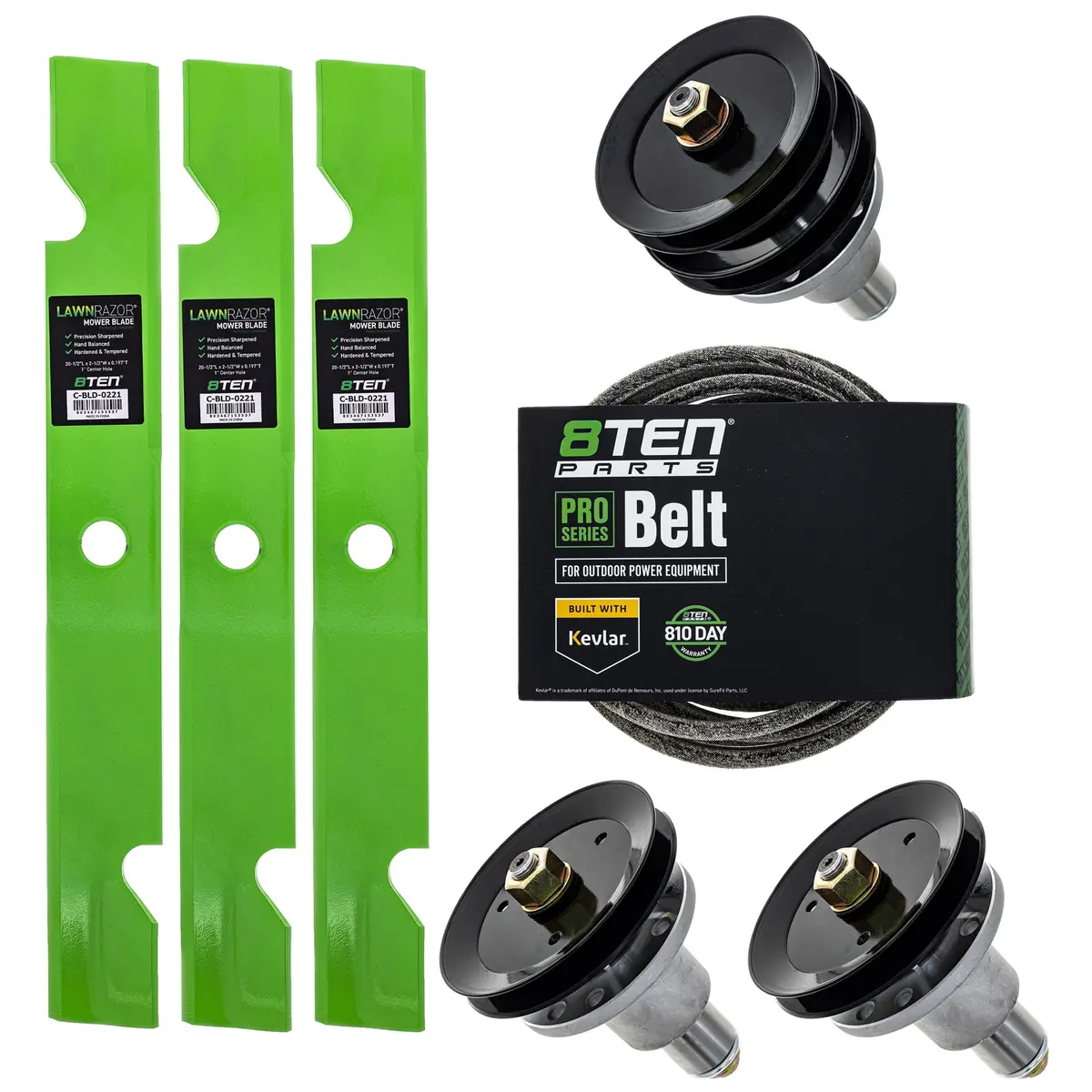 Blade Spindle Belt Deck Kit For Exmark Mk1009565 1