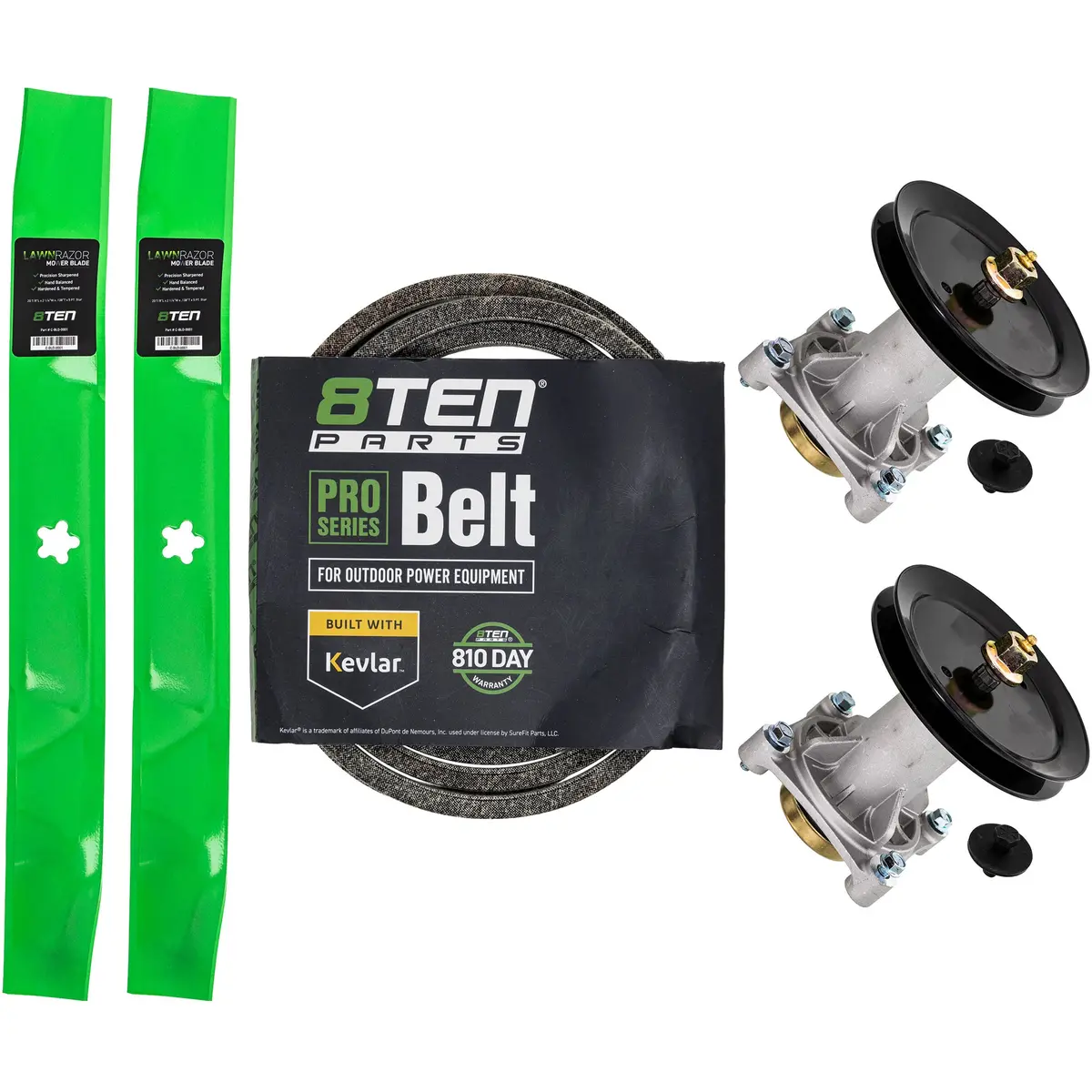 Blade Spindle Belt Deck Kit For Poulan Pro Mk1009578 1