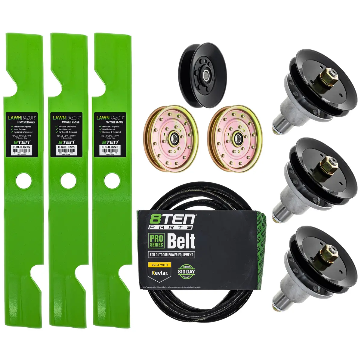 Blade Spindle Belt Idler Deck Kit For Exmark Mk1009587 1