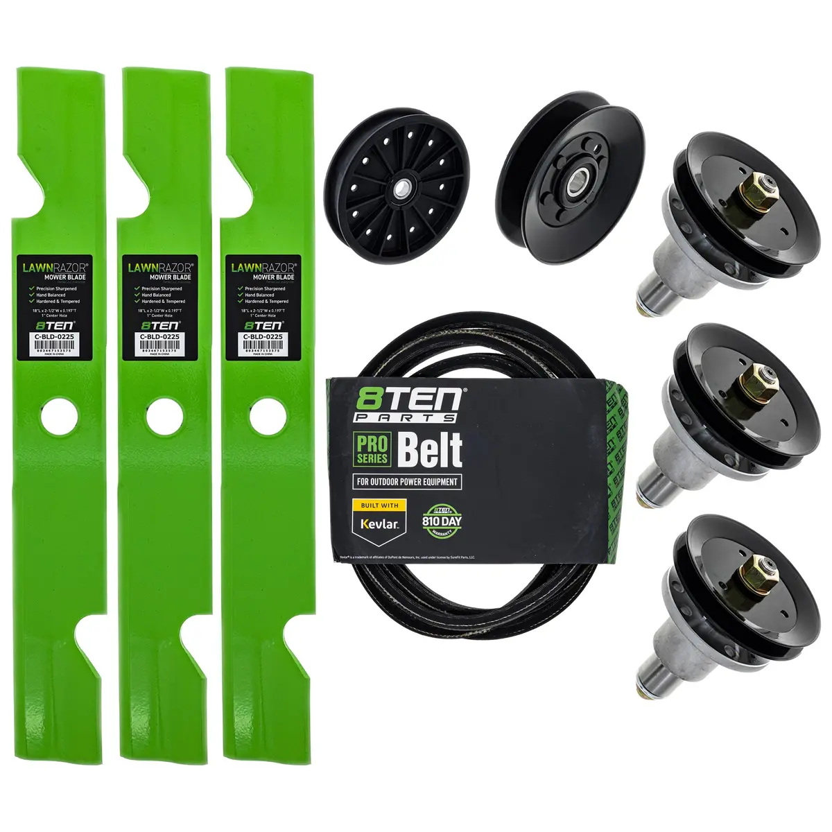 Blade Spindle Belt Idler Deck Kit For Exmark Mk1009588 1