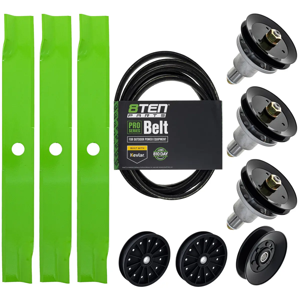 Blade Spindle Belt Idler Deck Kit For Exmark Mk1009591 1
