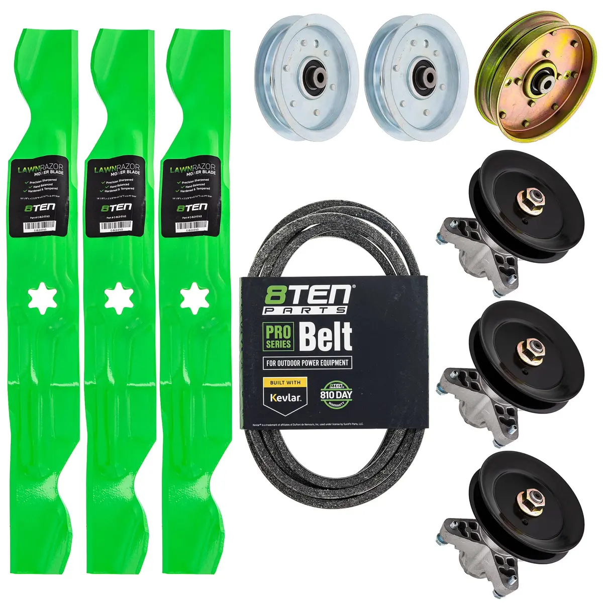 Blade Spindle Belt Idler Deck Kit For White Outdoor Cub Cadet Mk1009618 1