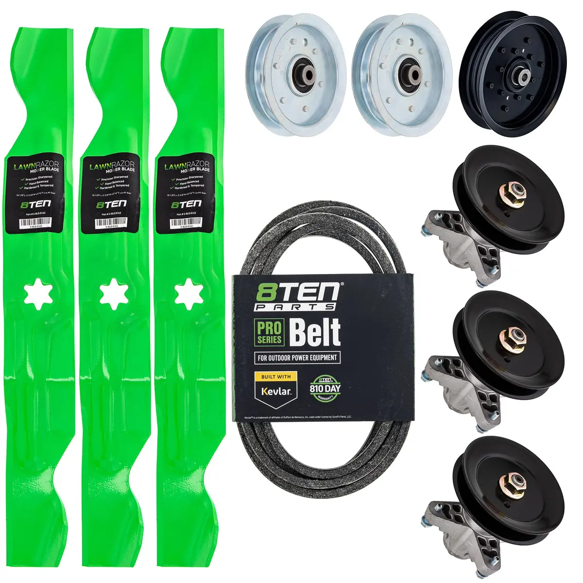 Blade Spindle Belt Idler Deck Kit For White Outdoor Cub Cadet Mk1009619 1