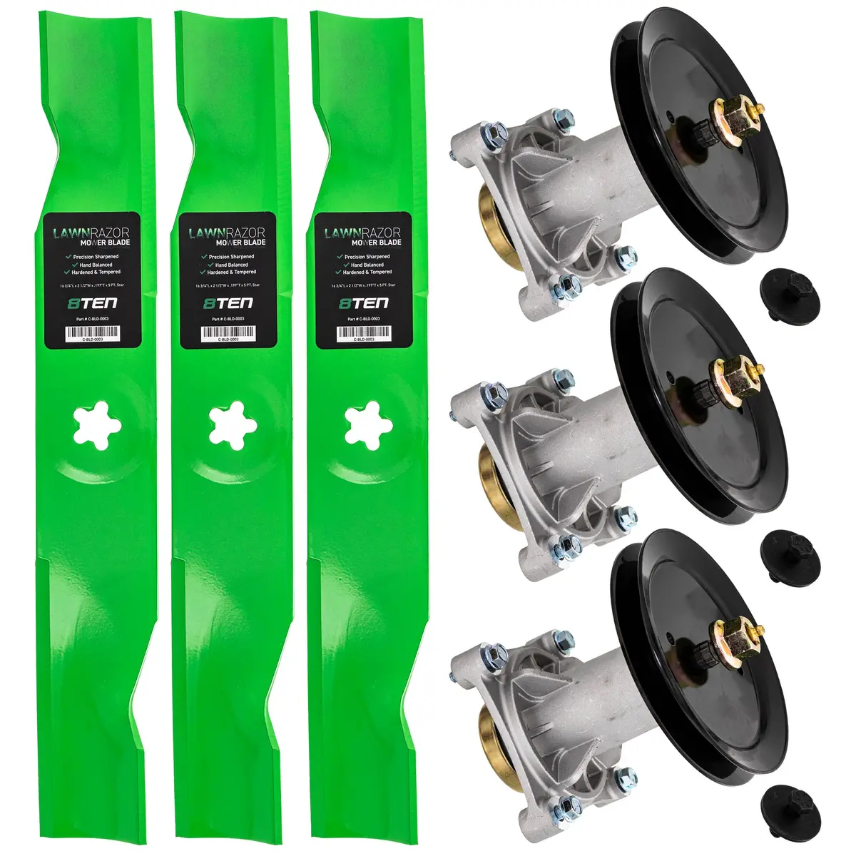 Blade Spindle Deck Kit For Husqvarna Poulan Pro Jonsered Mk1009718 1