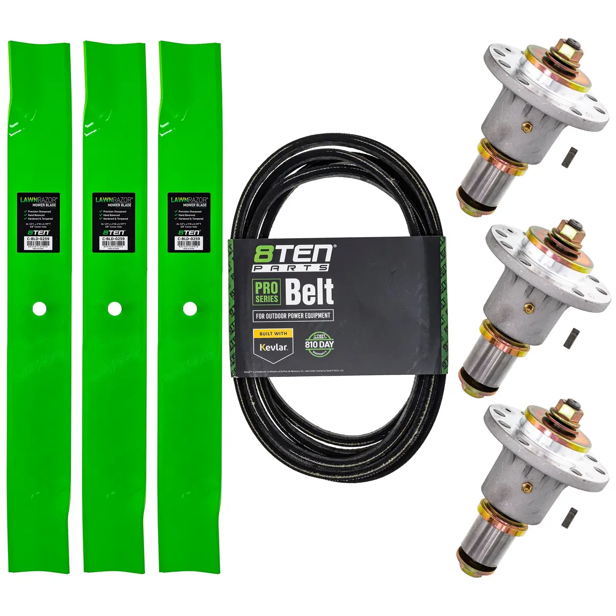 Blade Spindle Belt Deck Kit For Exmark Mk1009722 1