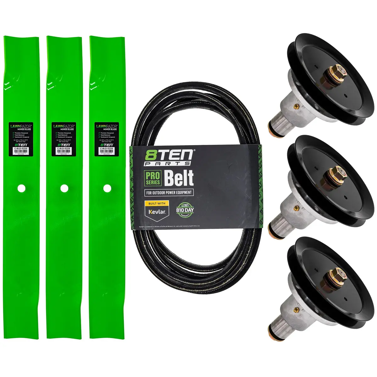 Blade Spindle Belt Deck Kit For Exmark Mk1009723 1