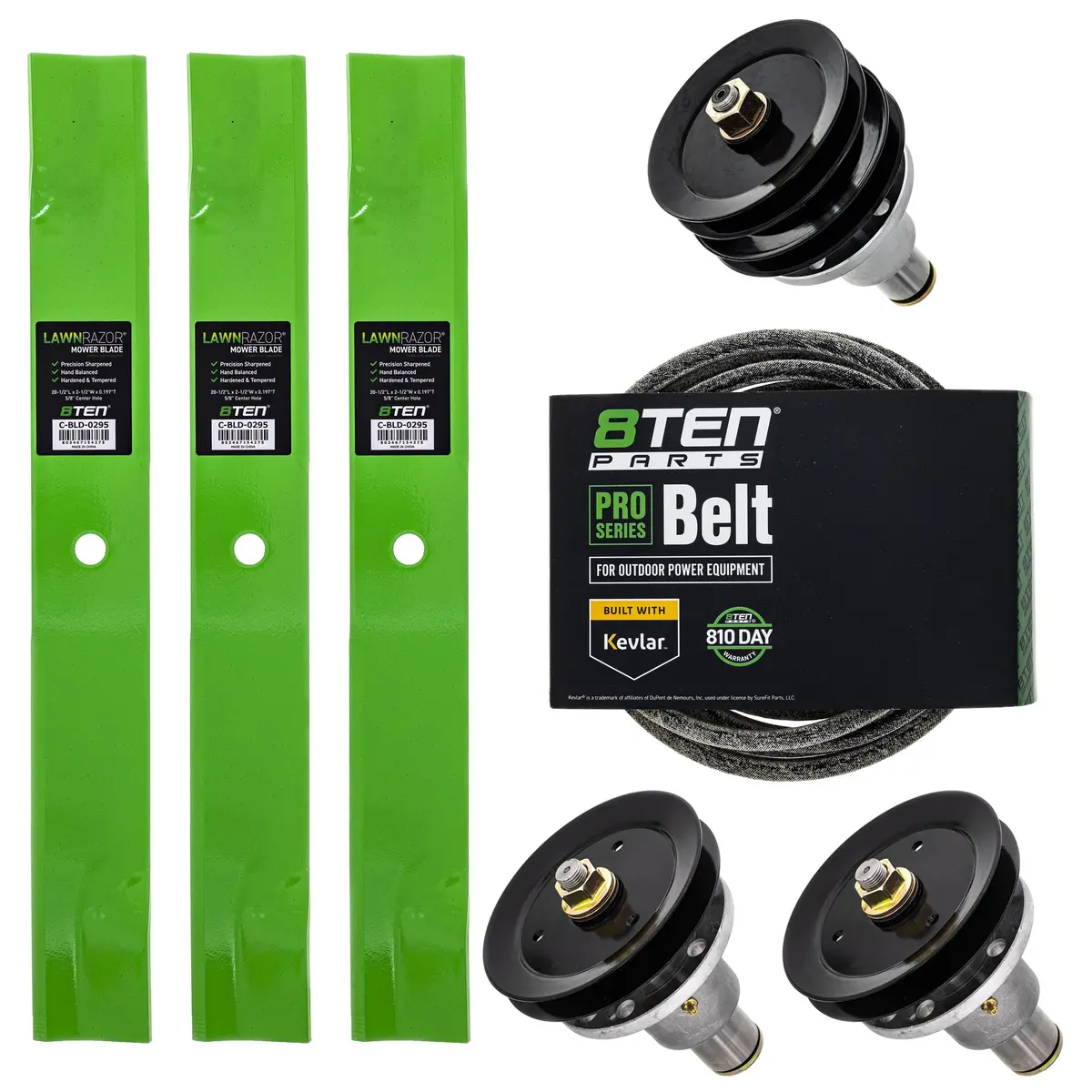 Blade Spindle Belt Deck Kit For Exmark Mk1009729 1