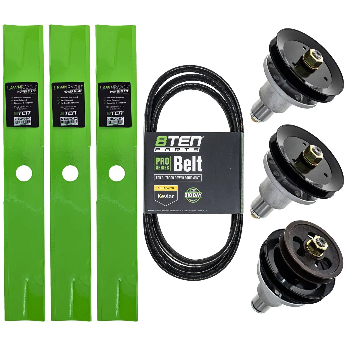 Blade Spindle Belt Deck Kit For Exmark Mk1009730 1