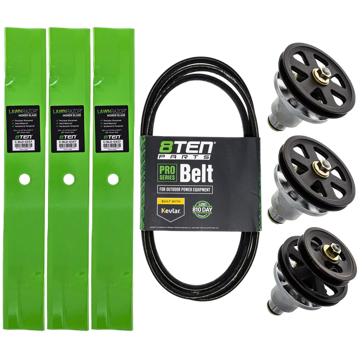 Blade Spindle Belt Deck Kit For Exmark Mk1009736 1