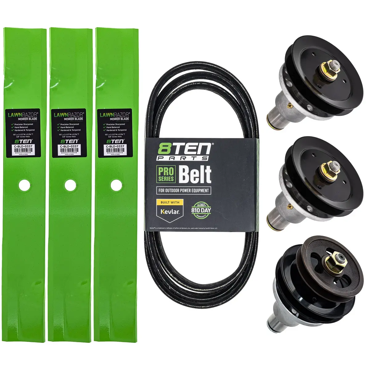 Blade Spindle Belt Deck Kit For Exmark Mk1009738 1