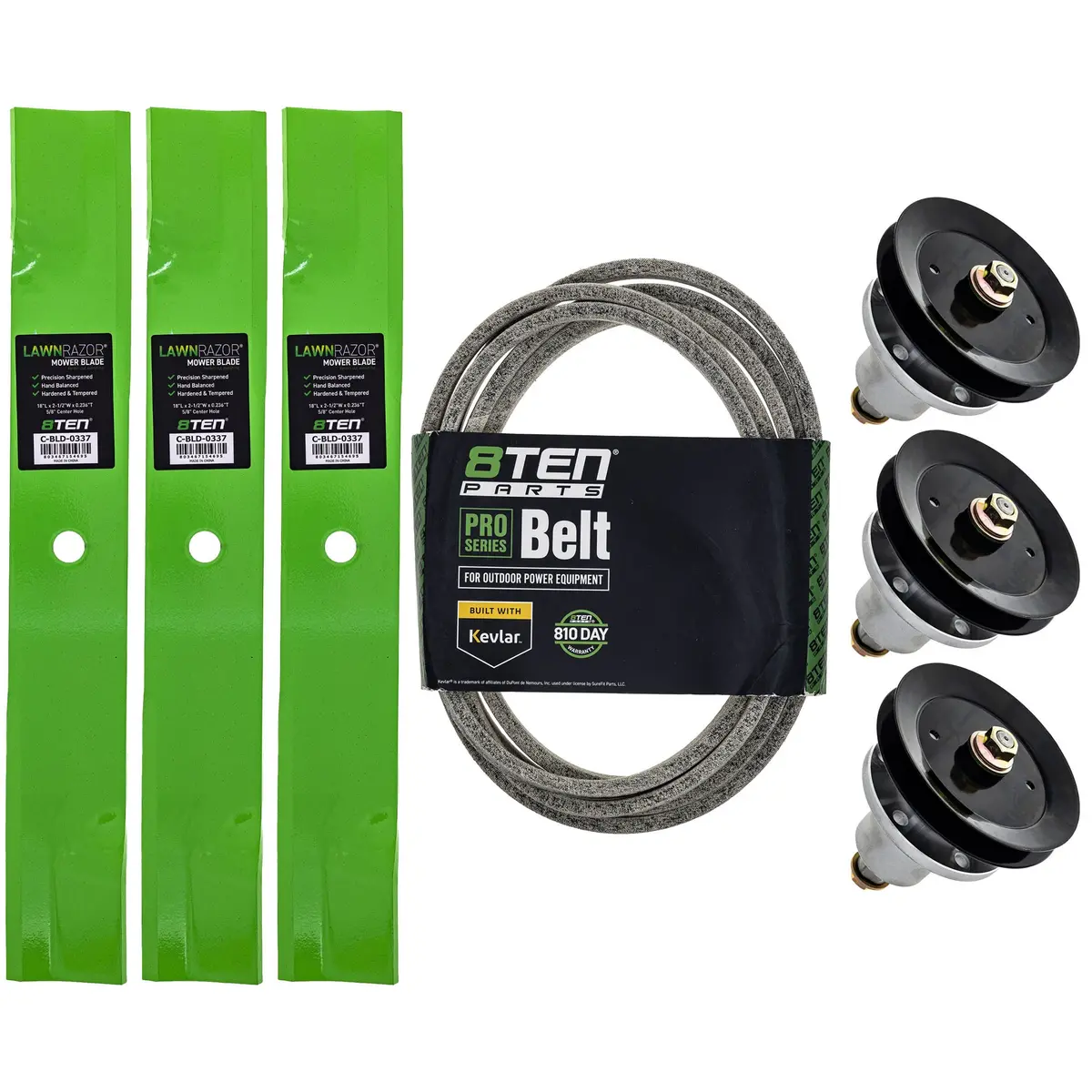 Blade Spindle Belt Deck Kit For Exmark Mk1009740 1
