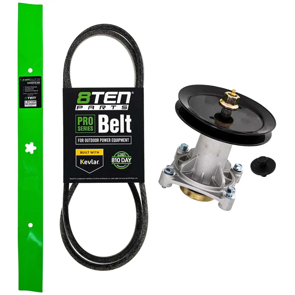 Blade Spindle Belt Deck Kit For Weed Eater Mk1009746 1