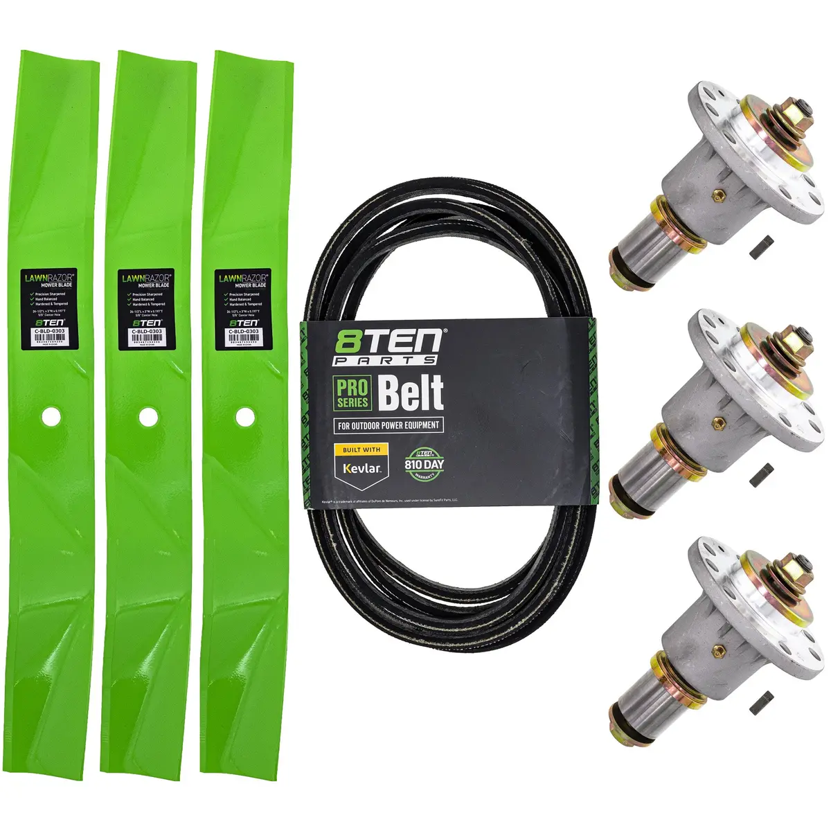 Blade Spindle Belt Deck Kit For Exmark Mk1009782 1