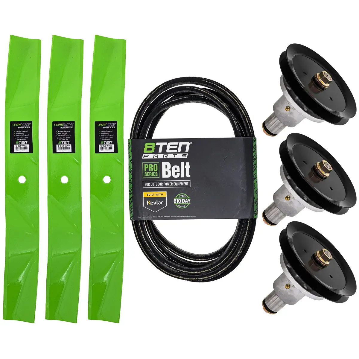 Blade Spindle Belt Deck Kit For Exmark Mk1009783 1