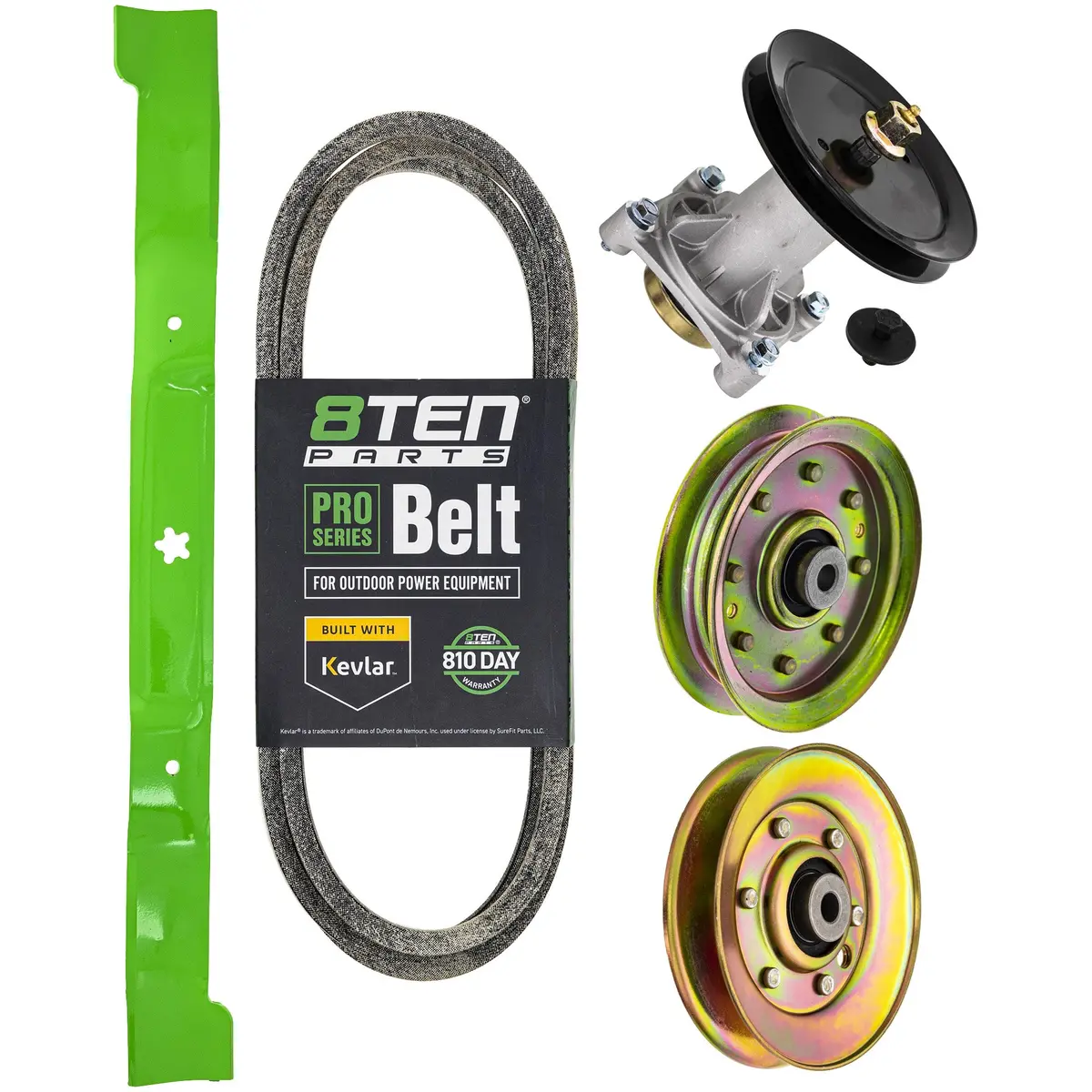 Blade Spindle Belt Idler Deck Kit For Husqvarna Jonsered Poulan Mk1009805 1