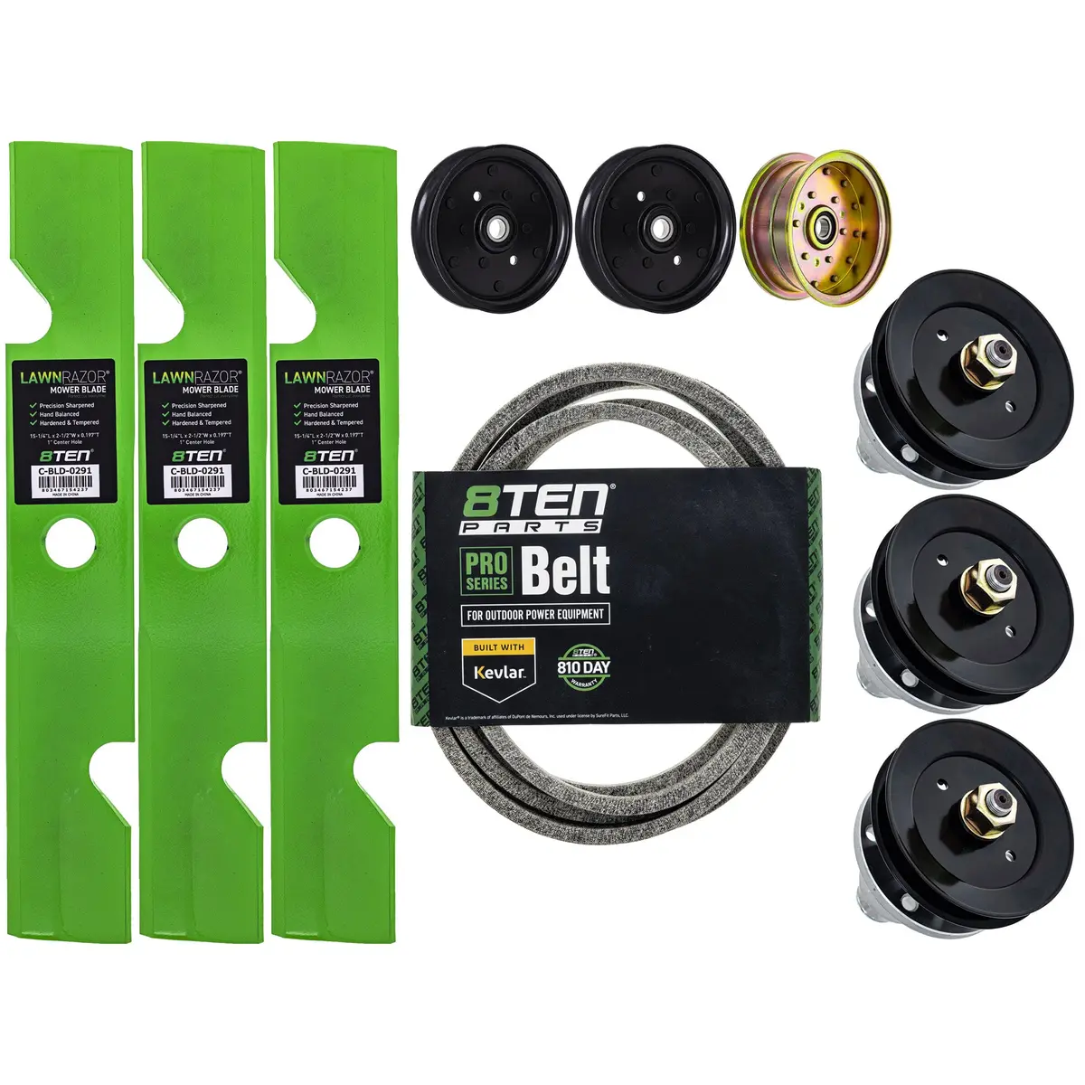 Blade Spindle Belt Idler Deck Kit For Exmark Mk1009816 1