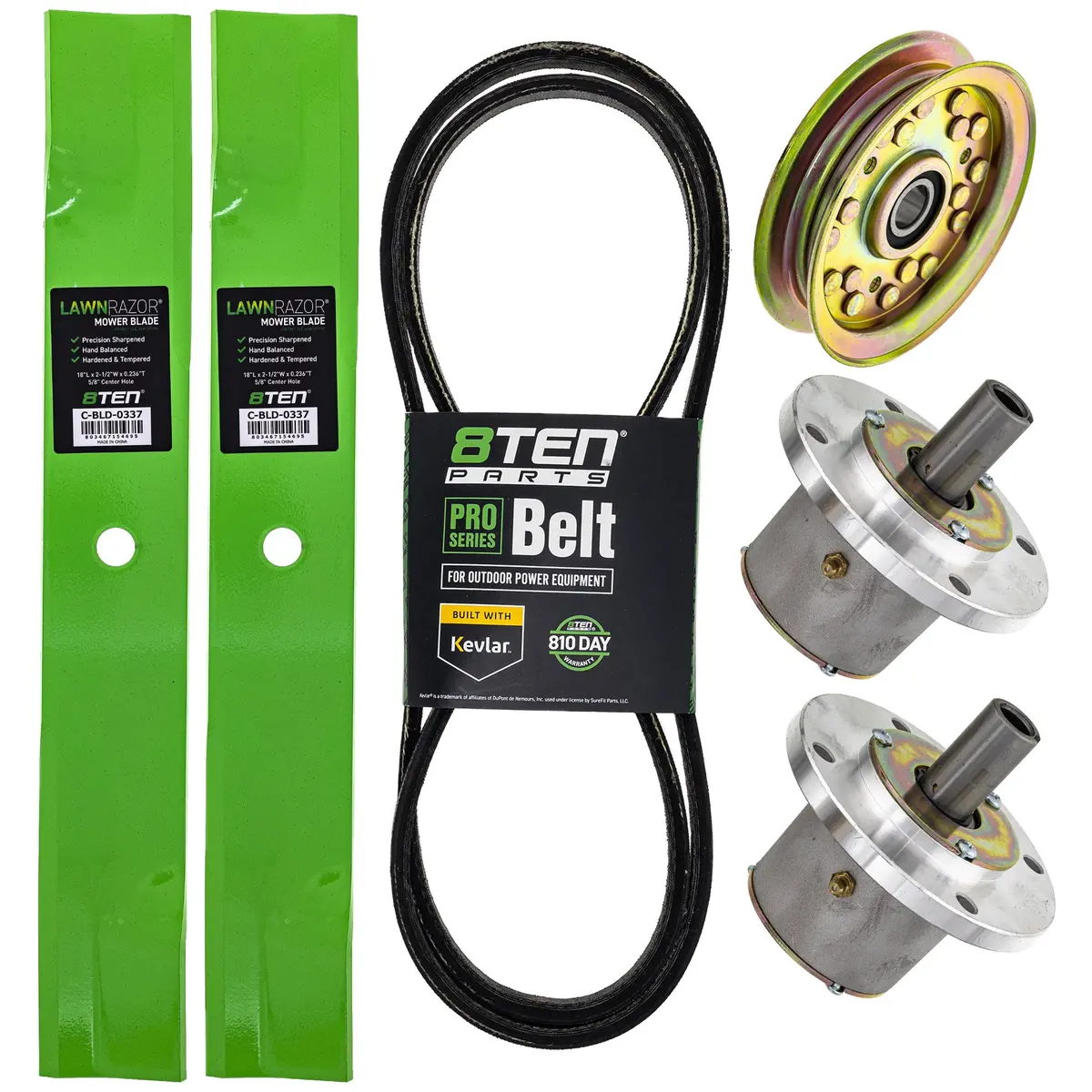 Blade Spindle Belt Idler Deck Kit For Exmark Mk1009817 1